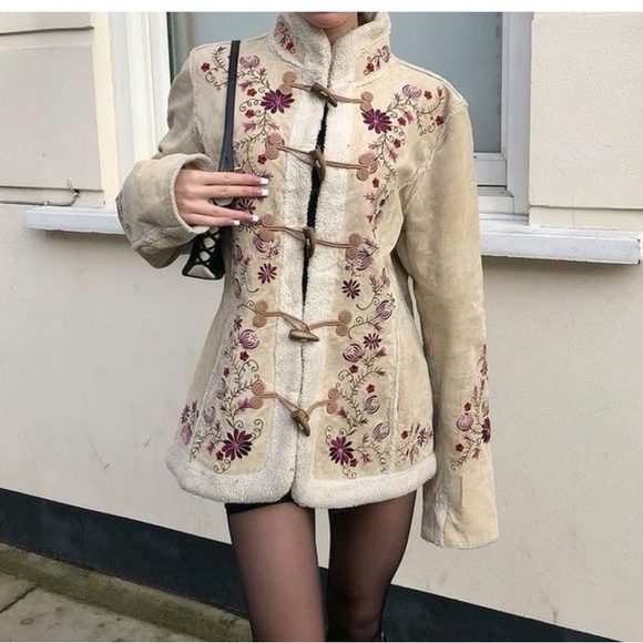 St. John’s Bay Suede boho coat - Picture 11 of 11